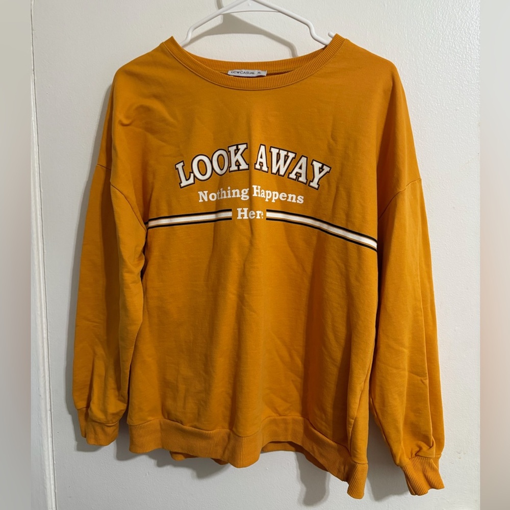 Mustard Yellow Sweatshirt